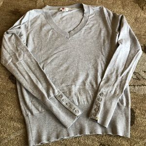 Boden V-neck Gray Sweater